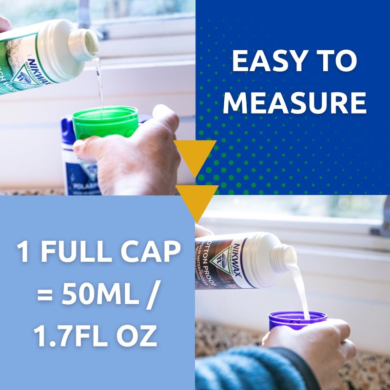 Nikwax Cotton Proof, 300ml, Waterproofing for Cotton, Polycotton, and Canvas, Adds Water Repellency, Wash-In Solution - Image 5